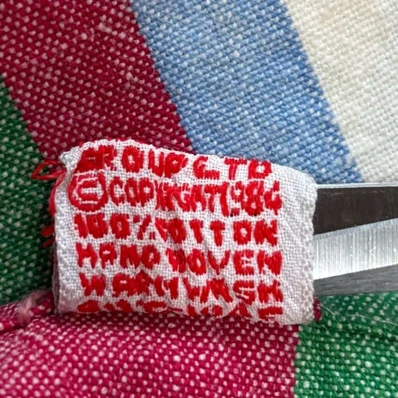 Vintage Tag Textiles Cotton Striped Napkins - Picture 11 of 11